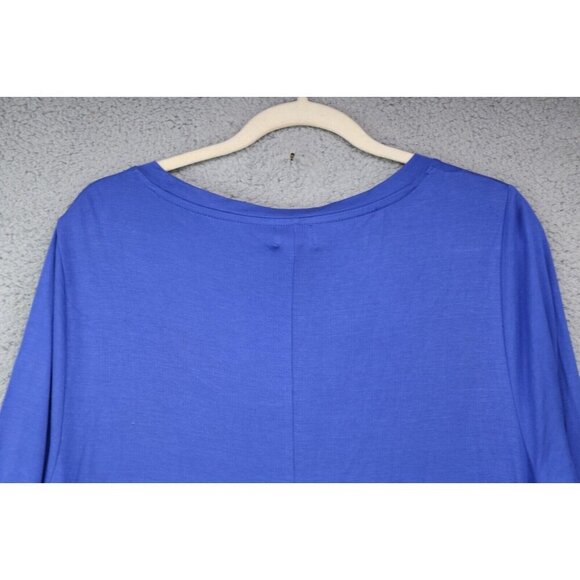 Greige Dazzling Blue Tee-Shirt Dress-Size 1X-New with Tags - Picture 11 of 11